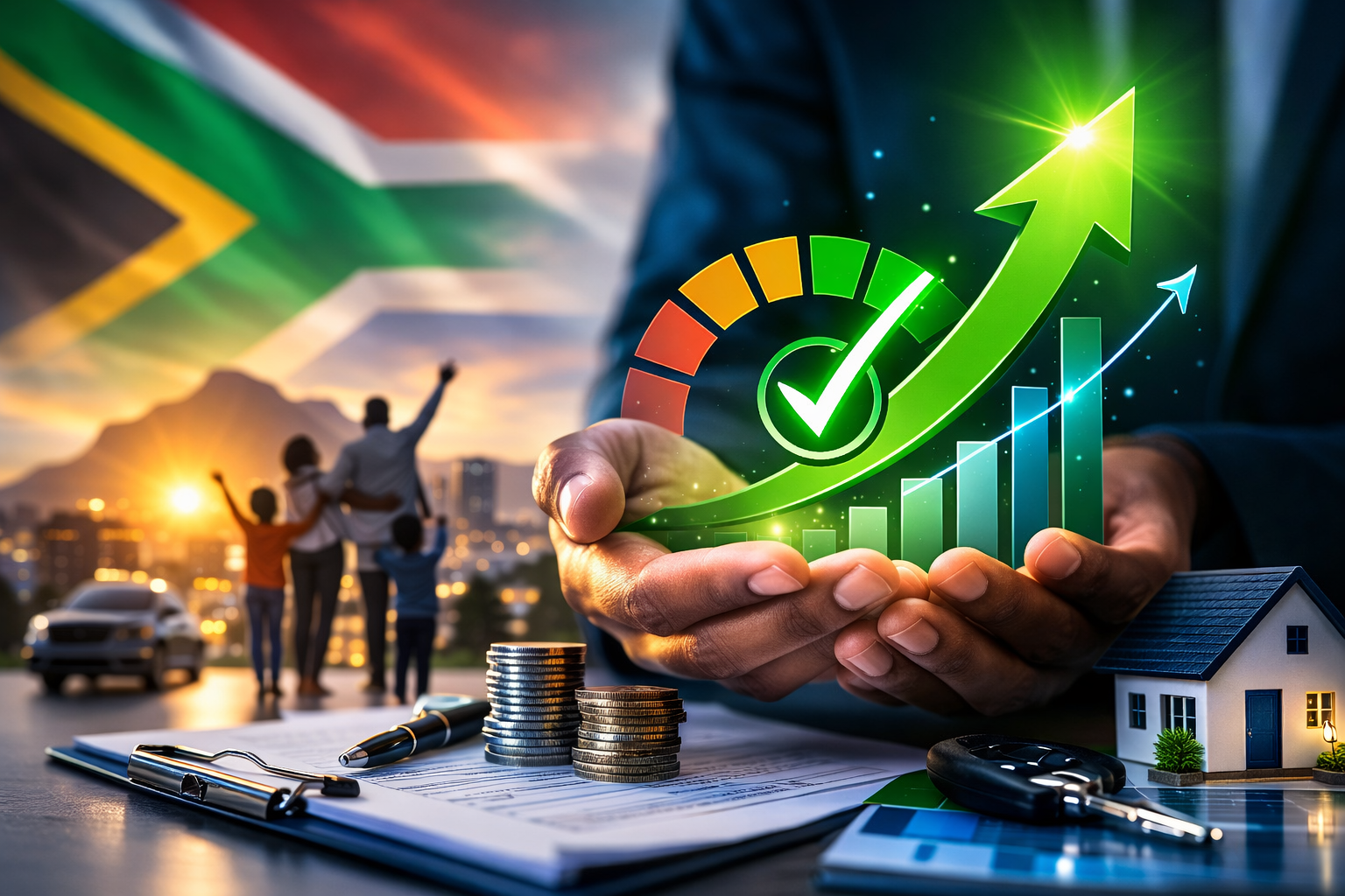 South African financial recovery